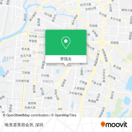唯美荟美容会所地图