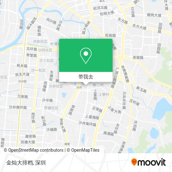 金灿大排档地图