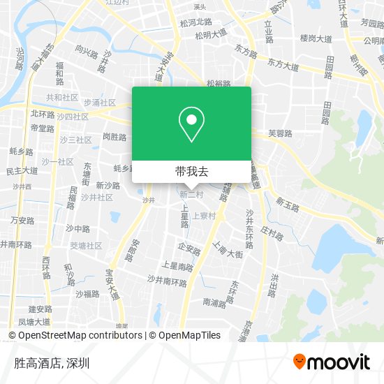 胜高酒店地图