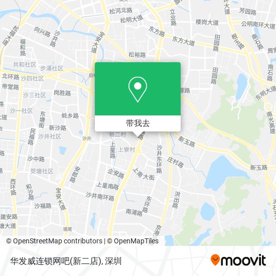 华发威连锁网吧(新二店)地图