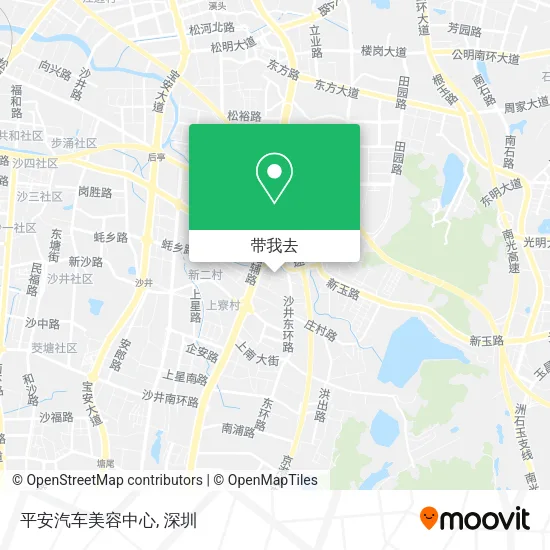 平安汽车美容中心地图