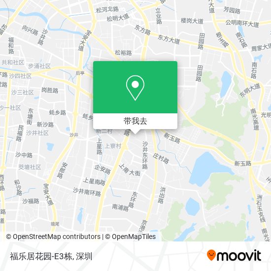 福乐居花园-E3栋地图