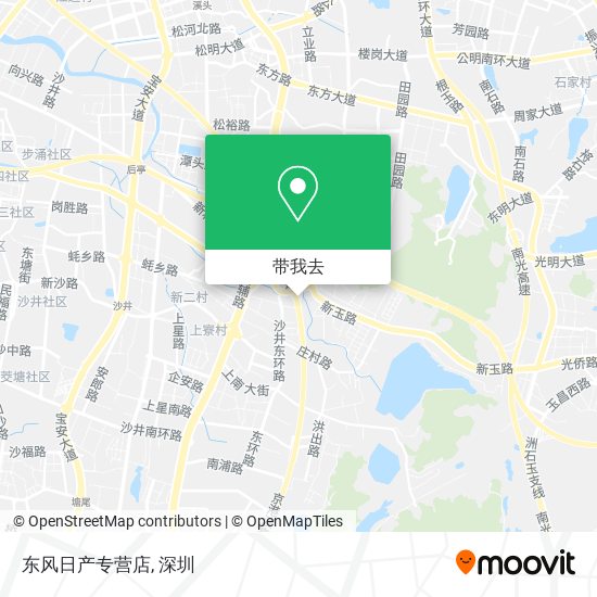 东风日产专营店地图