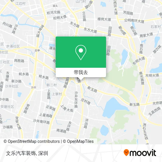 文乐汽车装饰地图