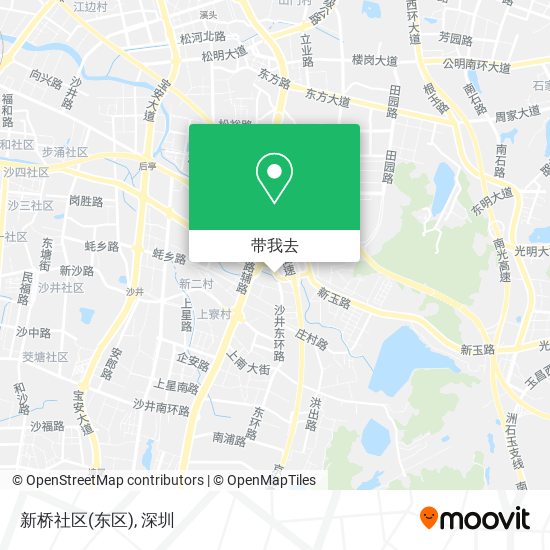 新桥社区(东区)地图