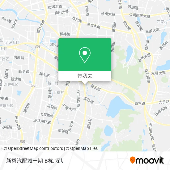 新桥汽配城一期-B栋地图