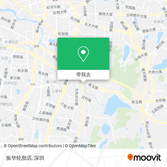 振华轮胎店地图