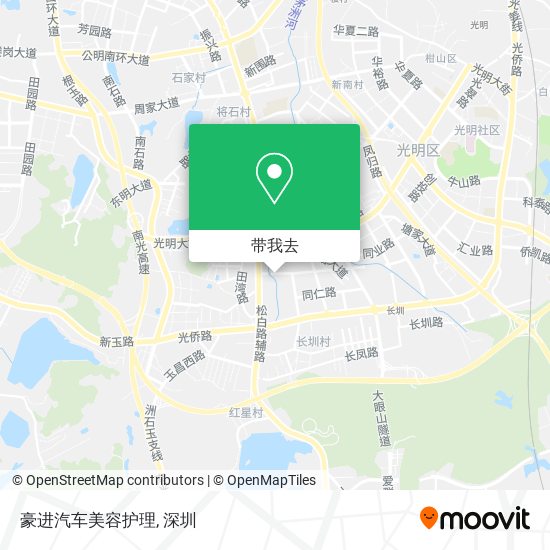 豪进汽车美容护理地图