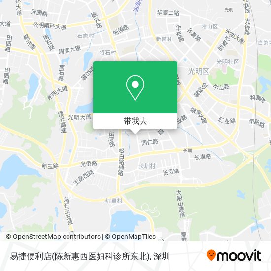 易捷便利店(陈新惠西医妇科诊所东北)地图