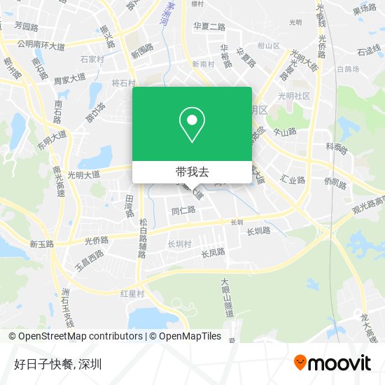 好日子快餐地图