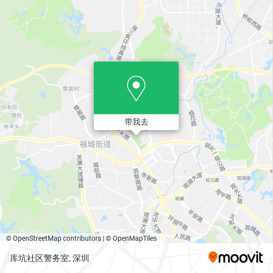 库坑社区警务室地图