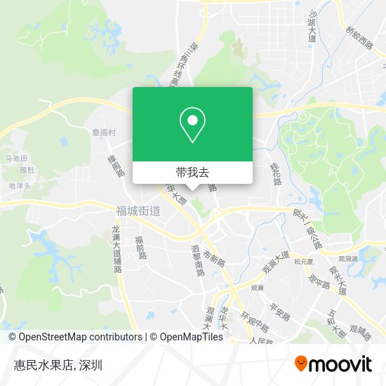 惠民水果店地图