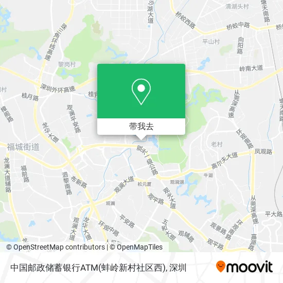 中国邮政储蓄银行ATM(蚌岭新村社区西)地图