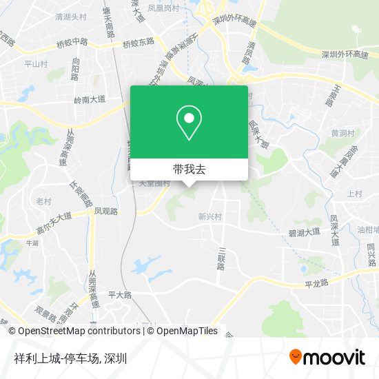 祥利上城-停车场地图