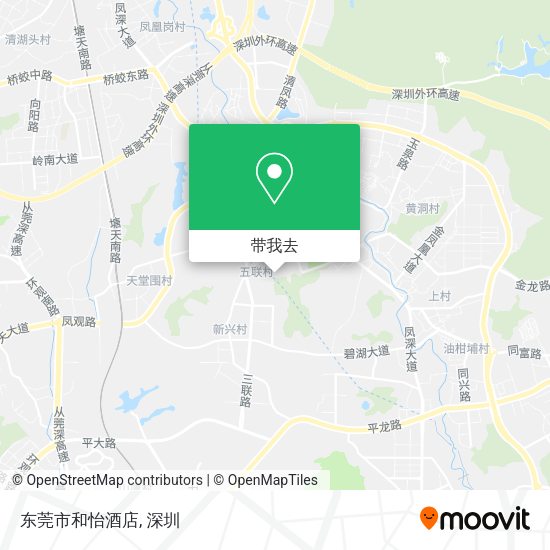 东莞市和怡酒店地图