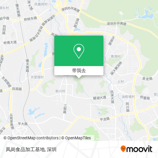 凤岗食品加工基地地图