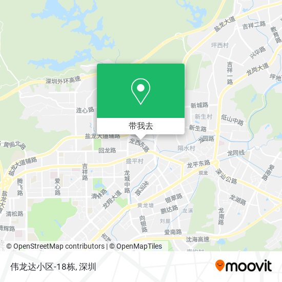 伟龙达小区-18栋地图