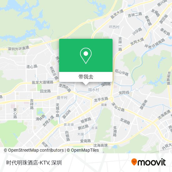 时代明珠酒店-KTV地图