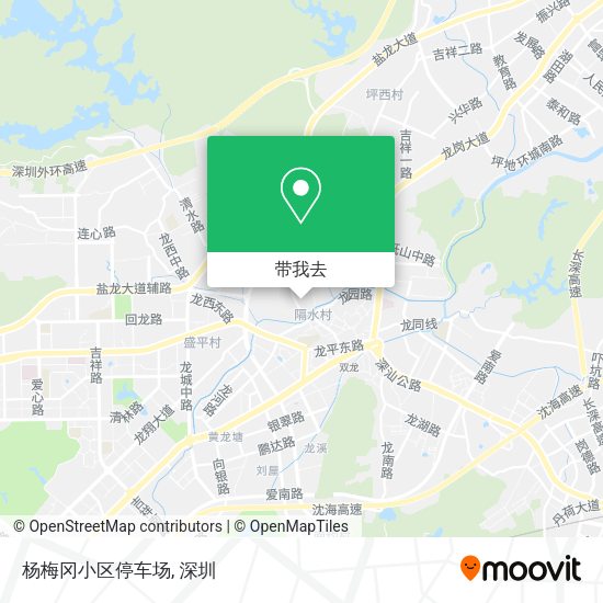 杨梅冈小区停车场地图