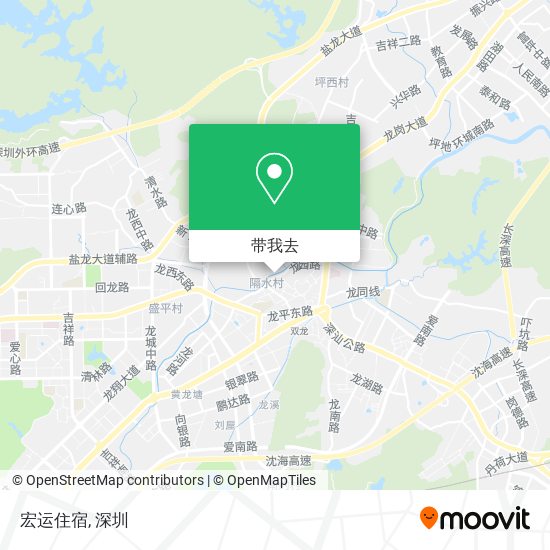 宏运住宿地图