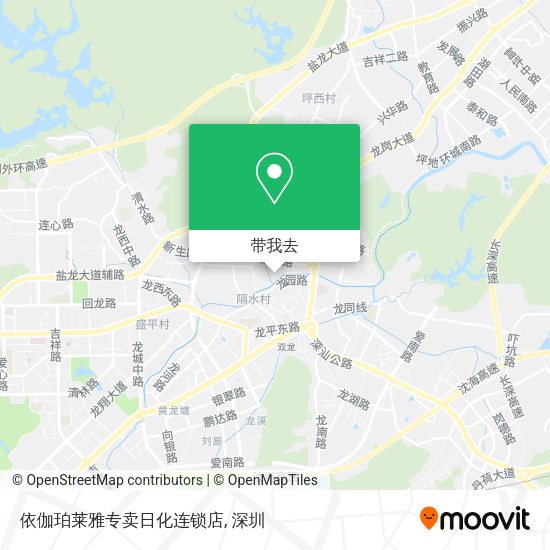 依伽珀莱雅专卖日化连锁店地图