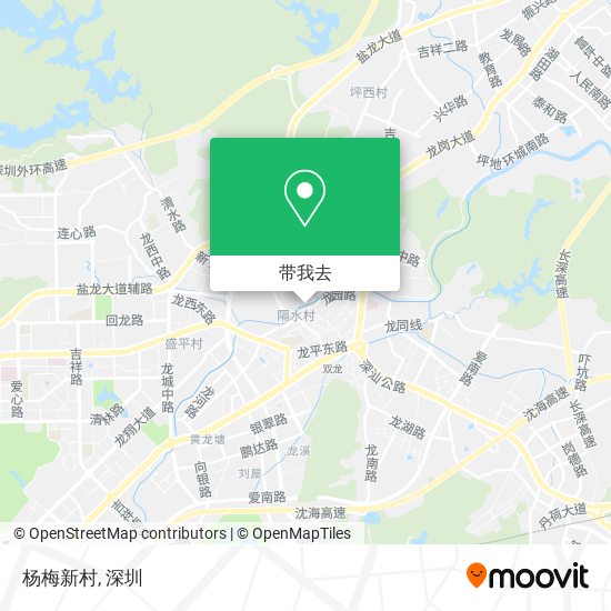 杨梅新村地图