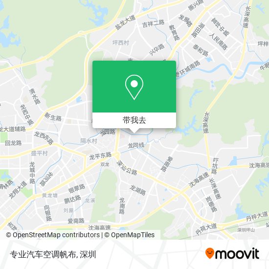 专业汽车空调帆布地图