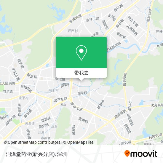 润泽堂药业(新兴分店)地图