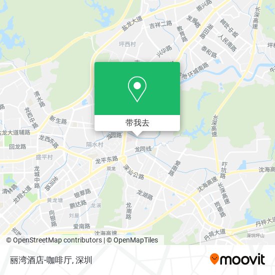 丽湾酒店-咖啡厅地图