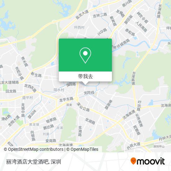 丽湾酒店大堂酒吧地图