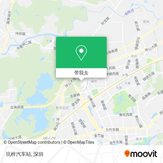 坑梓汽车站地图