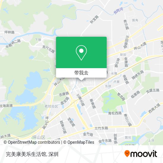 完美康美乐生活馆地图