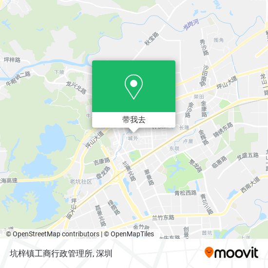坑梓镇工商行政管理所地图