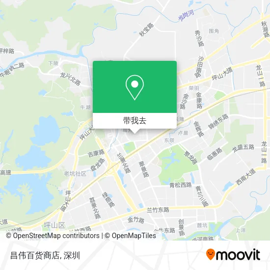 昌伟百货商店地图