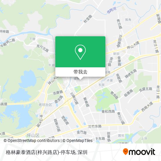 格林豪泰酒店(梓兴路店)-停车场地图