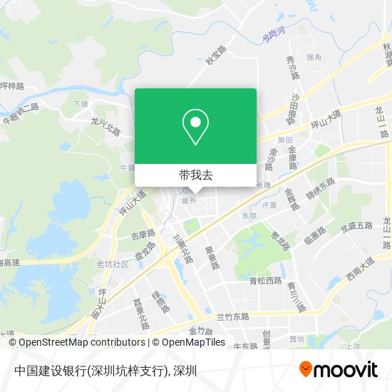 中国建设银行(深圳坑梓支行)地图