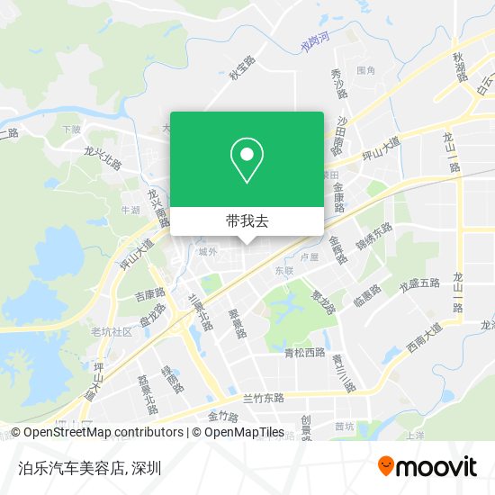 泊乐汽车美容店地图