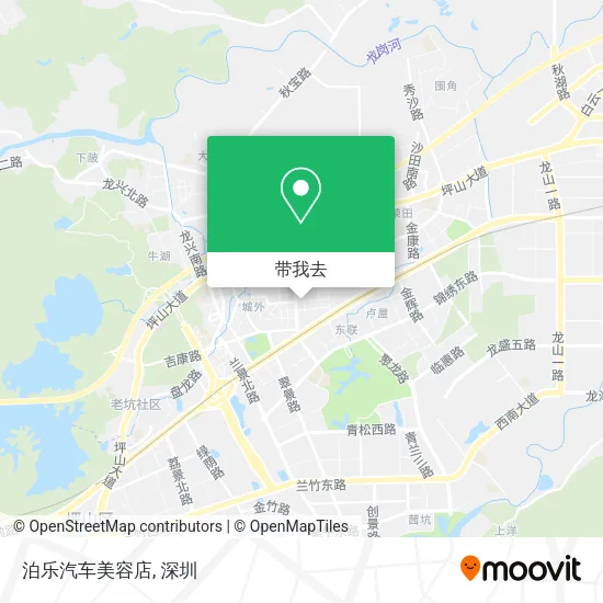 泊乐汽车美容店地图
