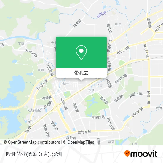 欧健药业(秀新分店)地图