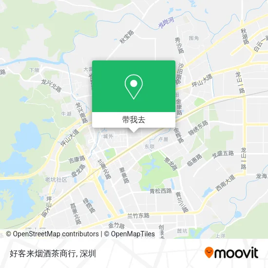 好客来烟酒茶商行地图
