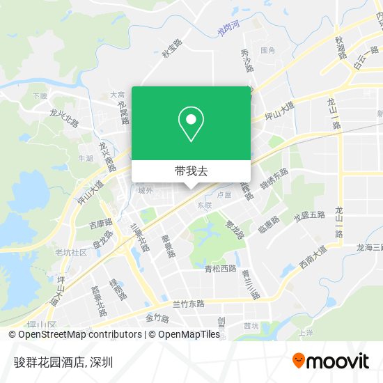 骏群花园酒店地图