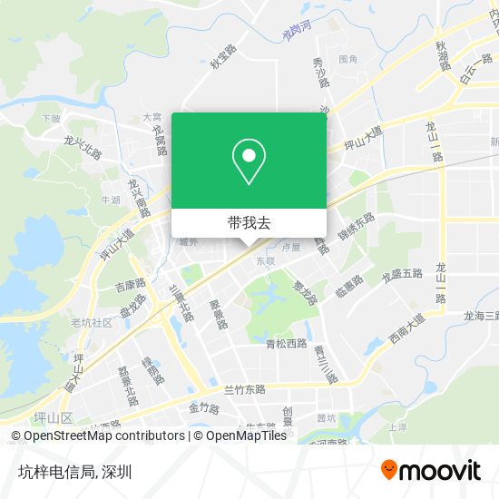坑梓电信局地图
