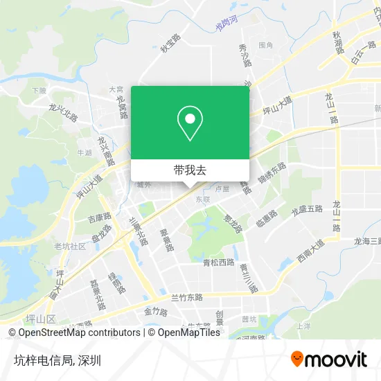 坑梓电信局地图