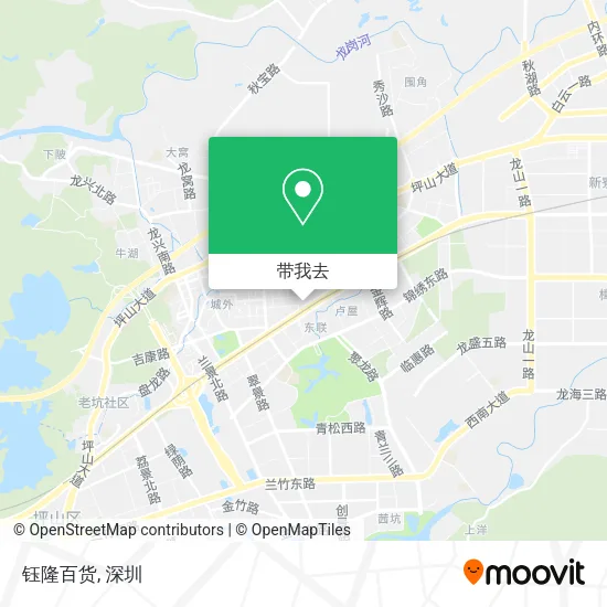 钰隆百货地图