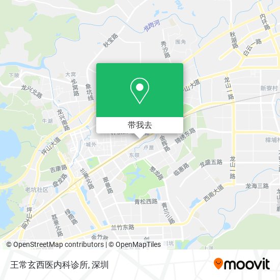 王常玄西医内科诊所地图