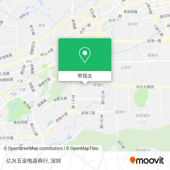 亿兴五金电器商行地图