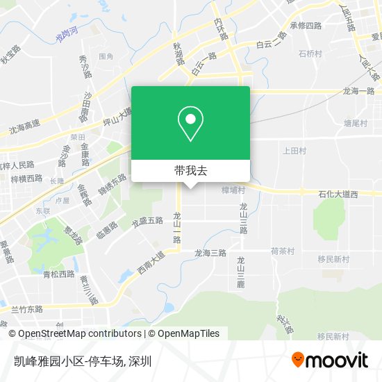 凯峰雅园小区-停车场地图