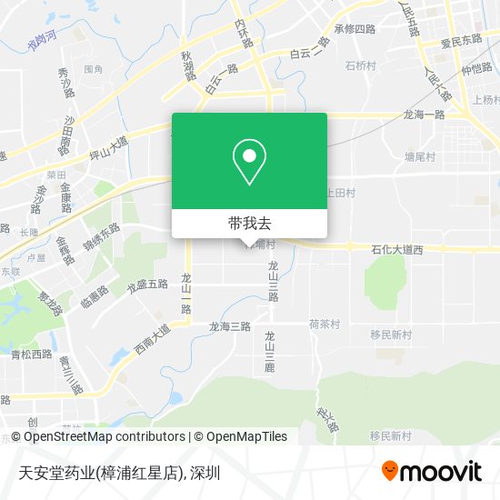 天安堂药业(樟浦红星店)地图