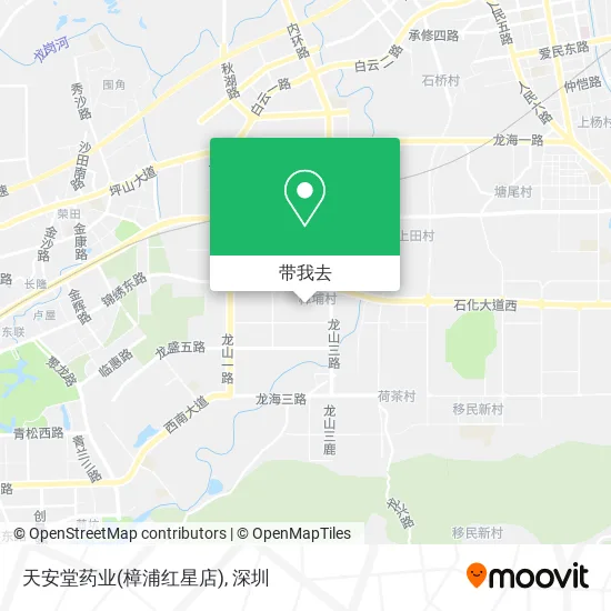 天安堂药业(樟浦红星店)地图
