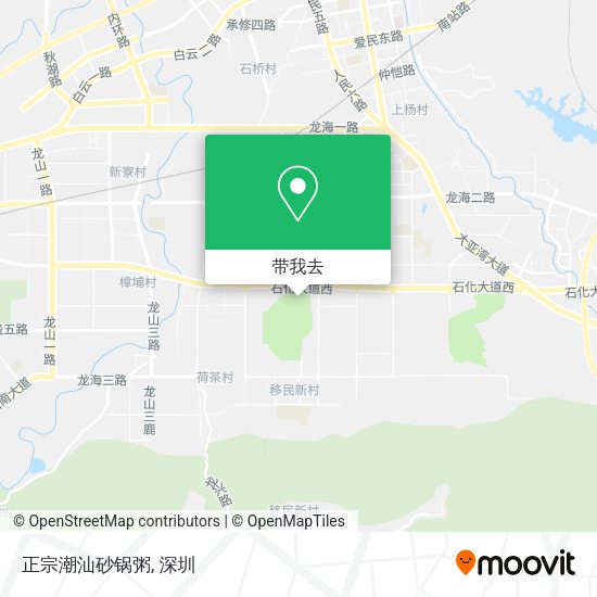 正宗潮汕砂锅粥地图